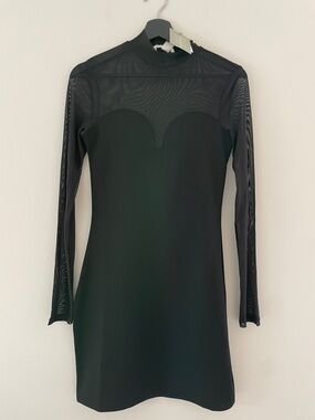 H&M Black Bodycon Long Sleeve‎ Dress | New | Size M | New